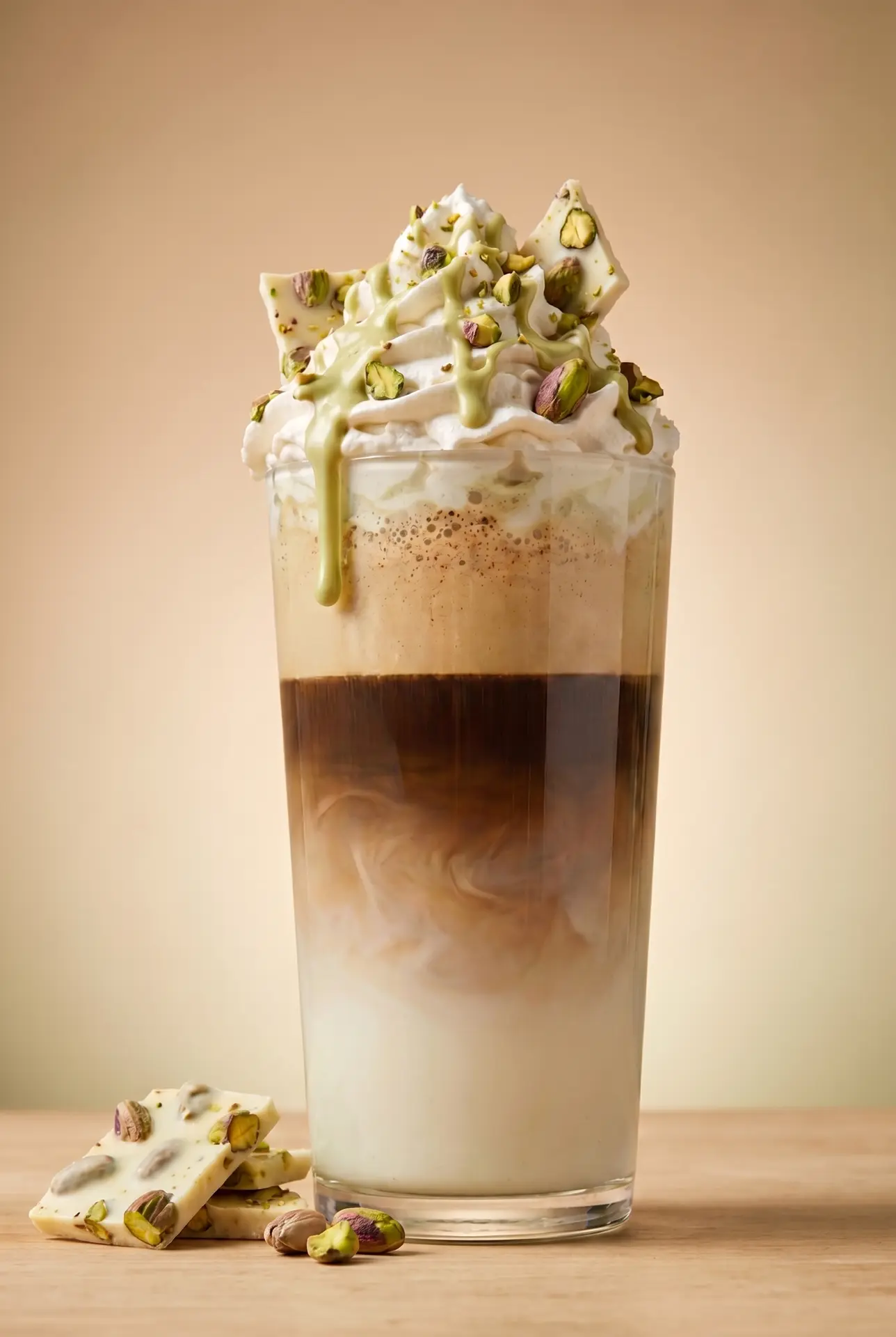 Mix and Match: Protein Iced Coffee Latte Macchiato Pistachio White Chocolate
